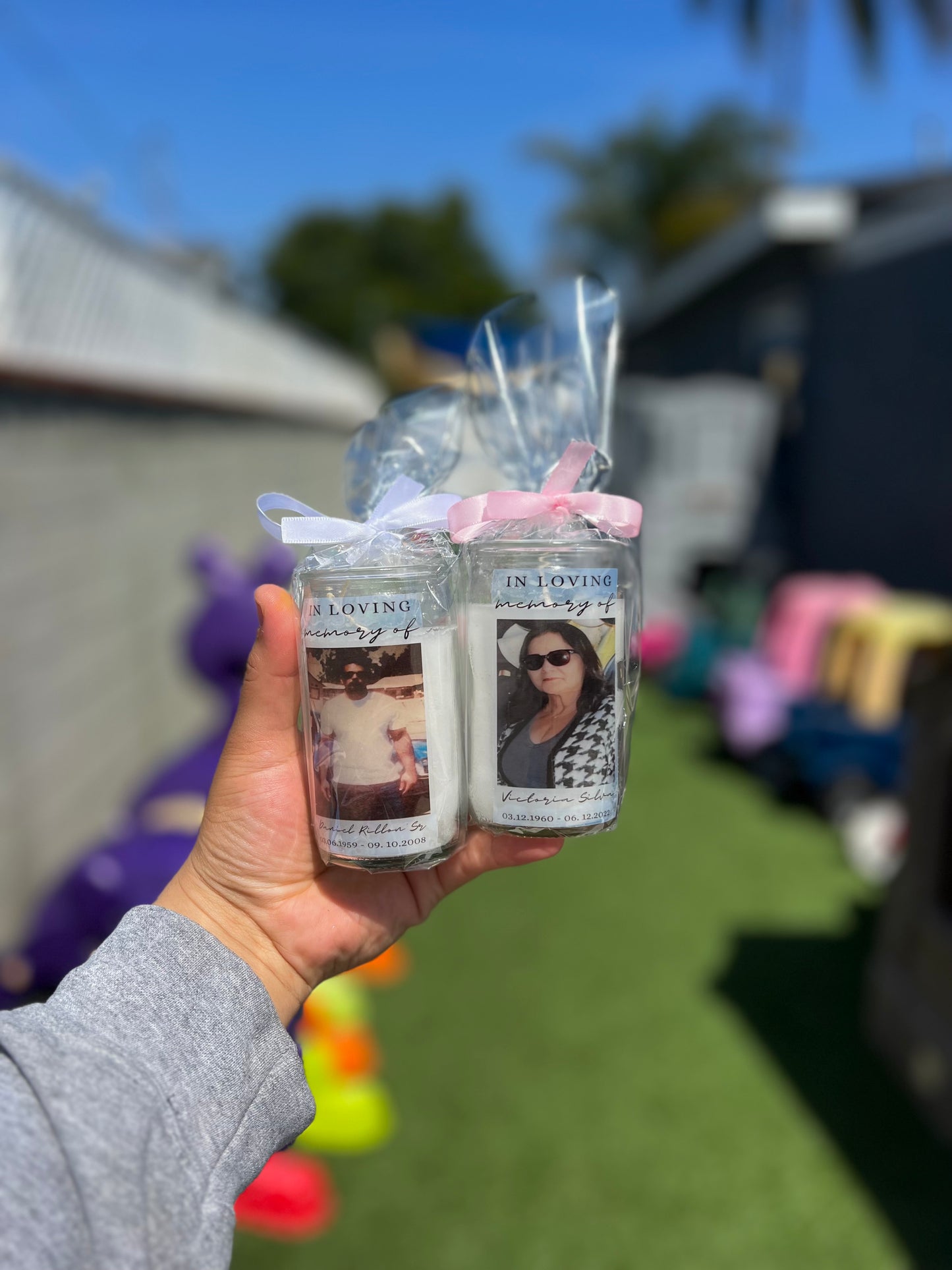 Mini Glass Memorial Candle