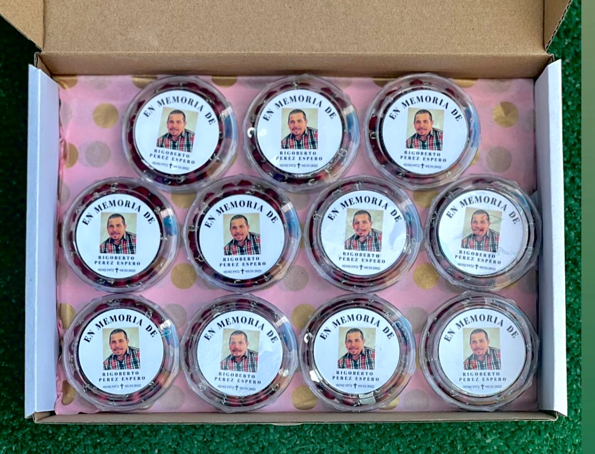 Memorial Rosary + Lid Personalized.