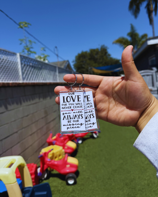 Memorial Quote Keychains
