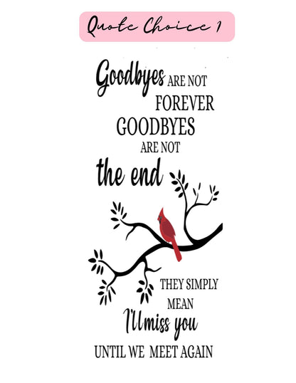 Personalized Memorial Lantern