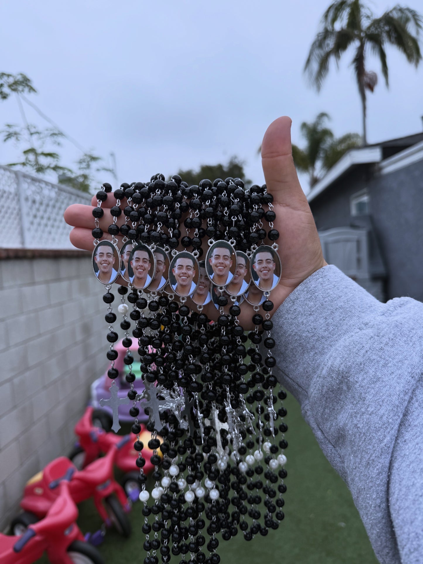 Memorial Rosary with Photo