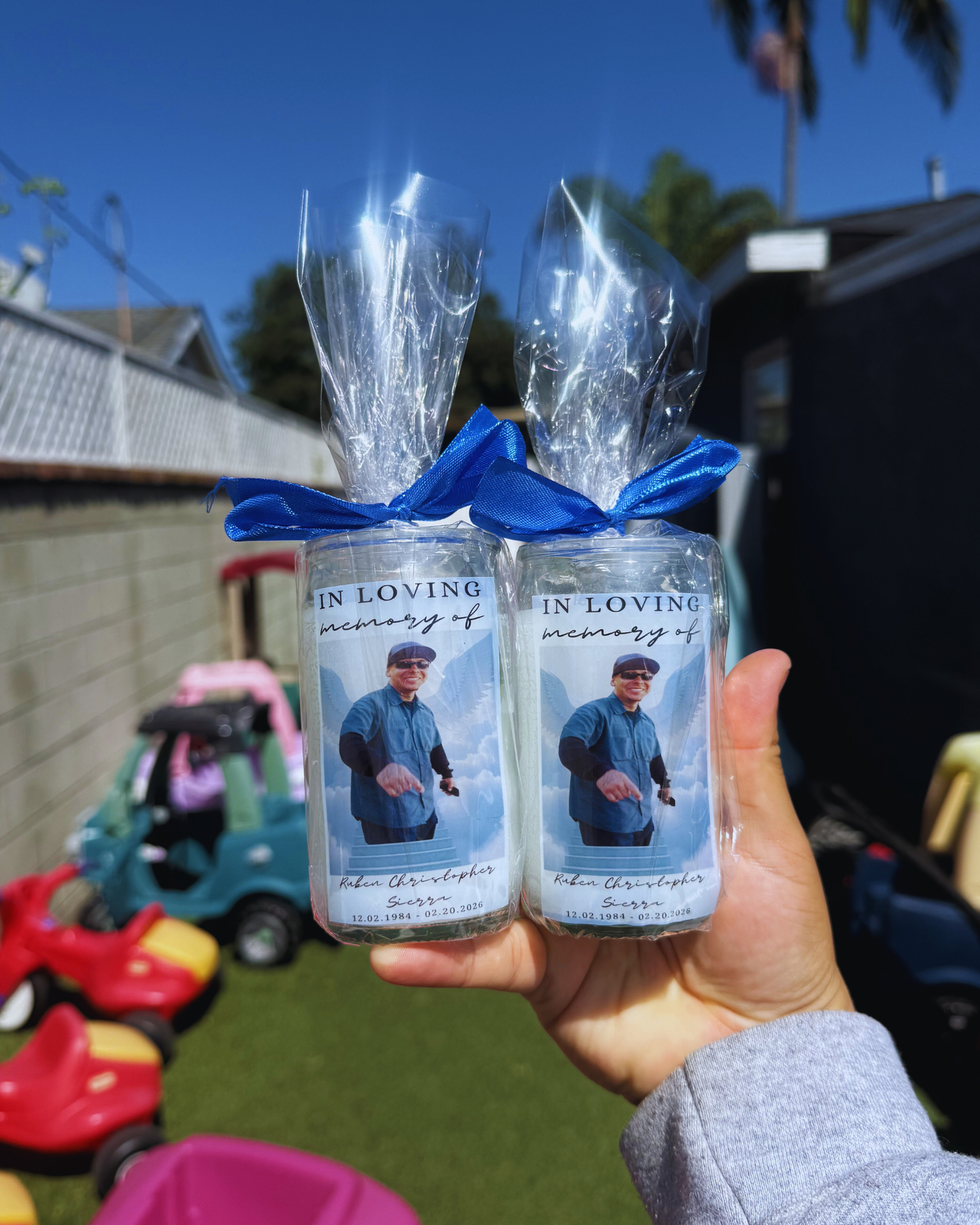 Mini Glass Memorial Candle