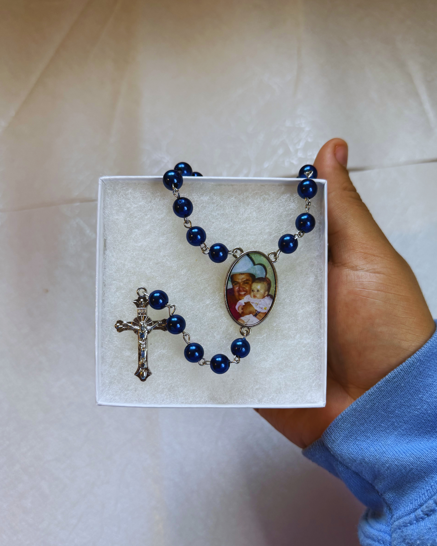 Memorial Rosary with Photo