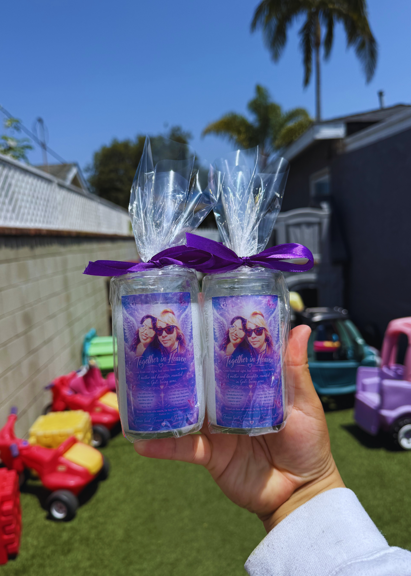 Mini Glass Memorial Candle