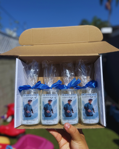 Mini Glass Memorial Candle