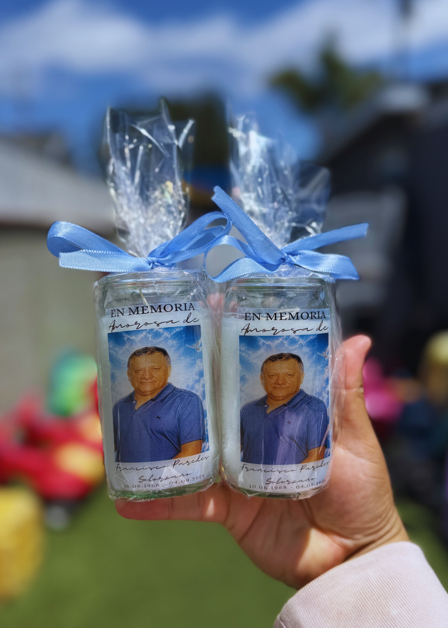 Mini Glass Memorial Candle
