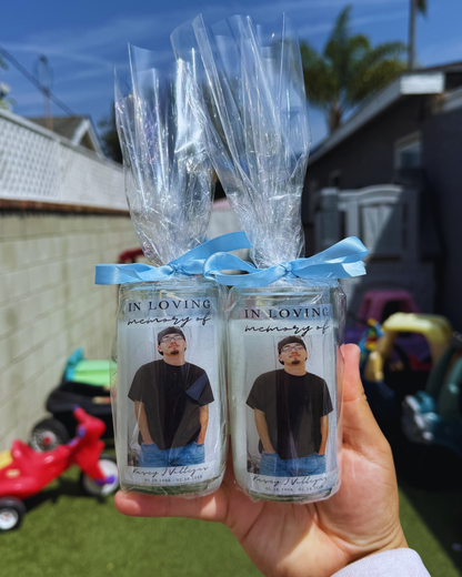 Mini Glass Memorial Candle