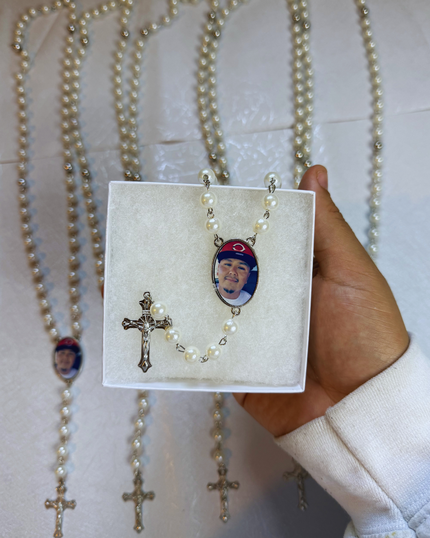 Memorial Rosary with Photo