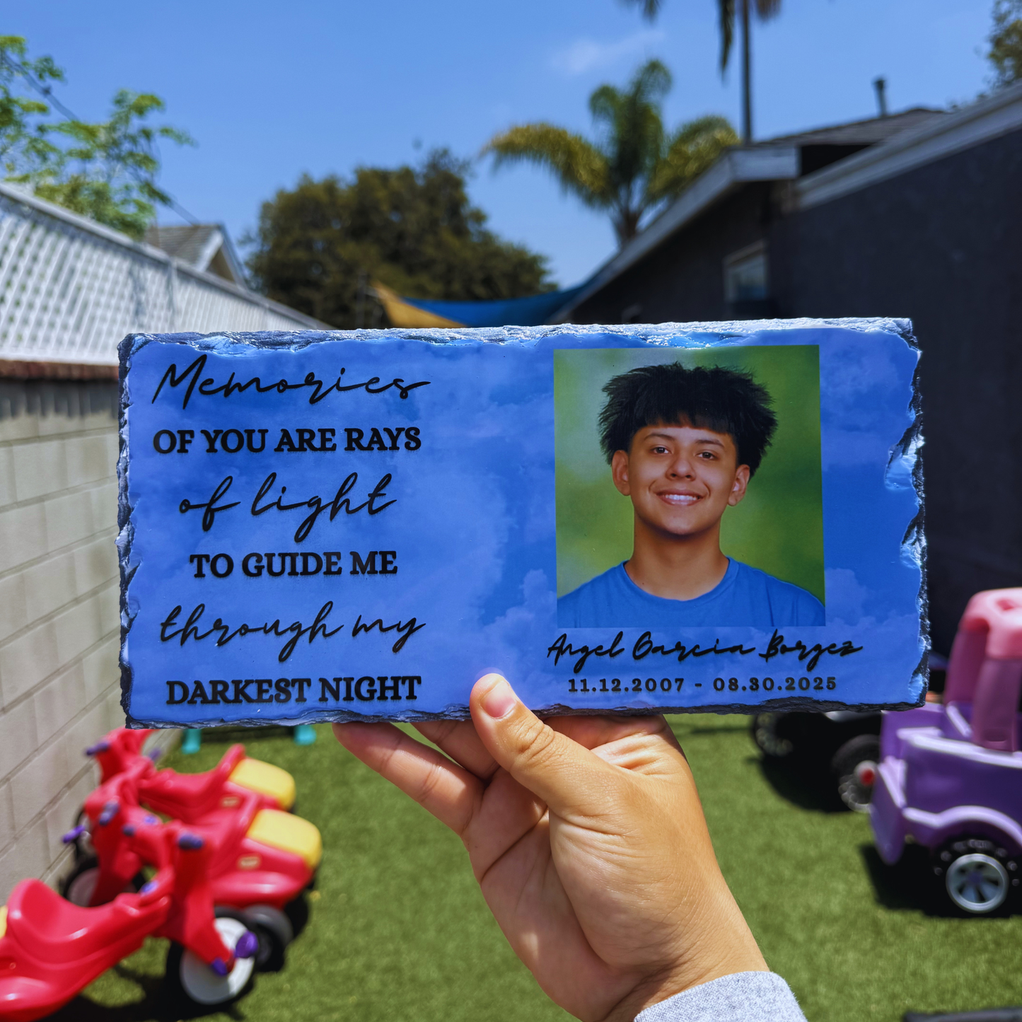 Memories of you Slate Plaque