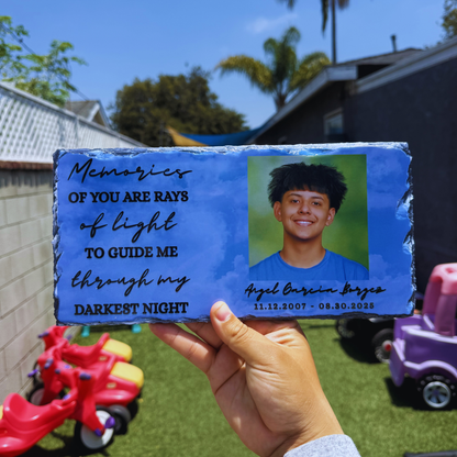 Memories of you Slate Plaque