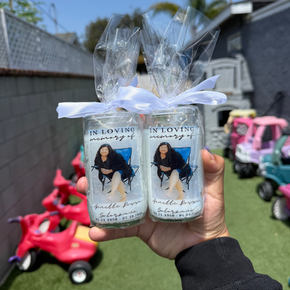 Mini Glass Memorial Candle