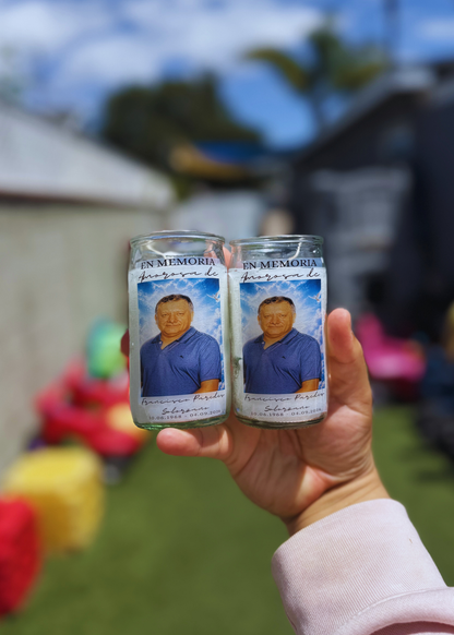 Mini Glass Memorial Candle
