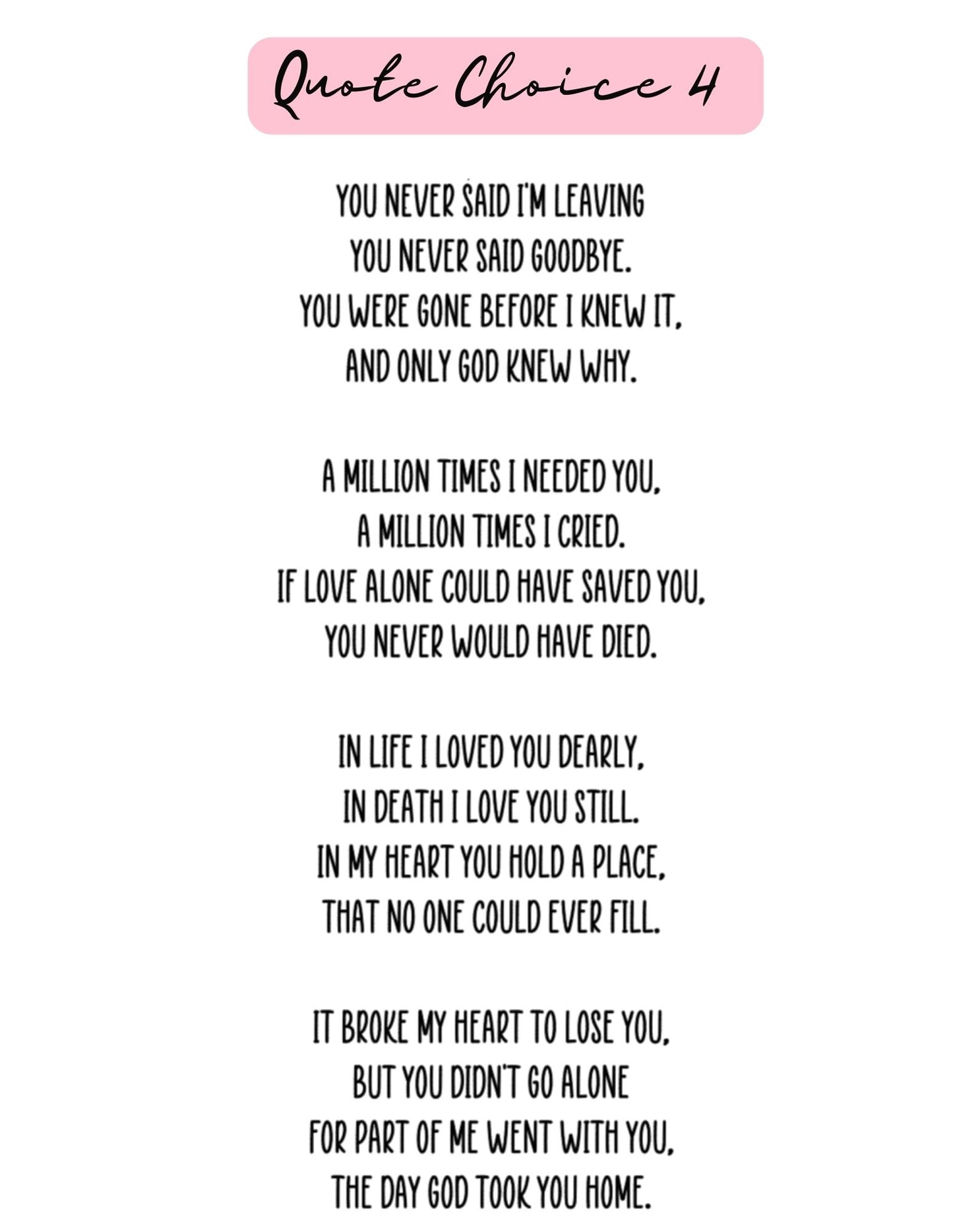 Personalized Memorial Lantern