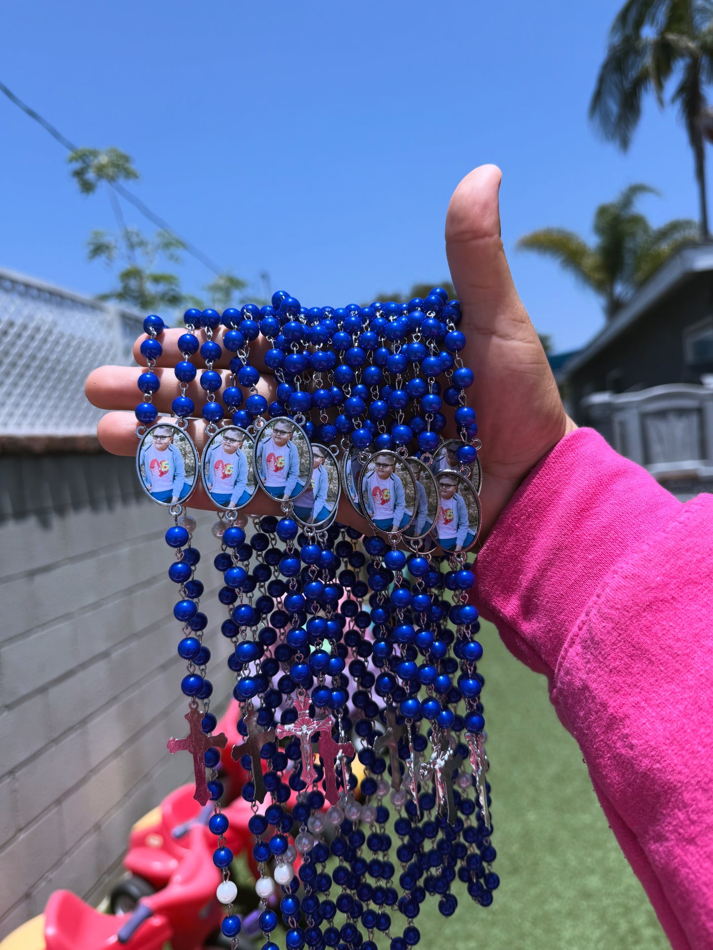 Memorial Rosary with Photo