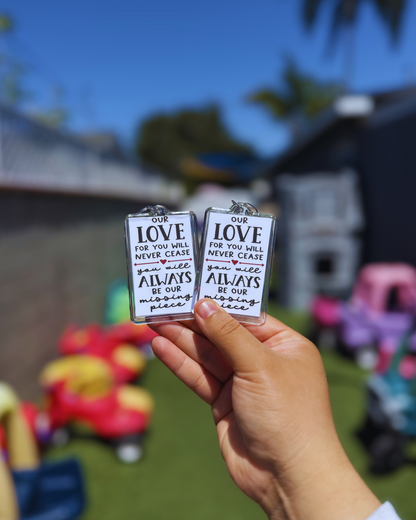 Memorial Quote Keychains