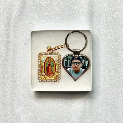 Rosary + Keychain Bundle