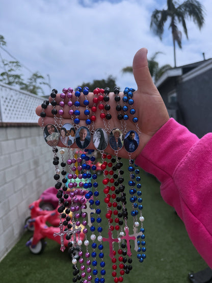 Memorial Rosary with Photo