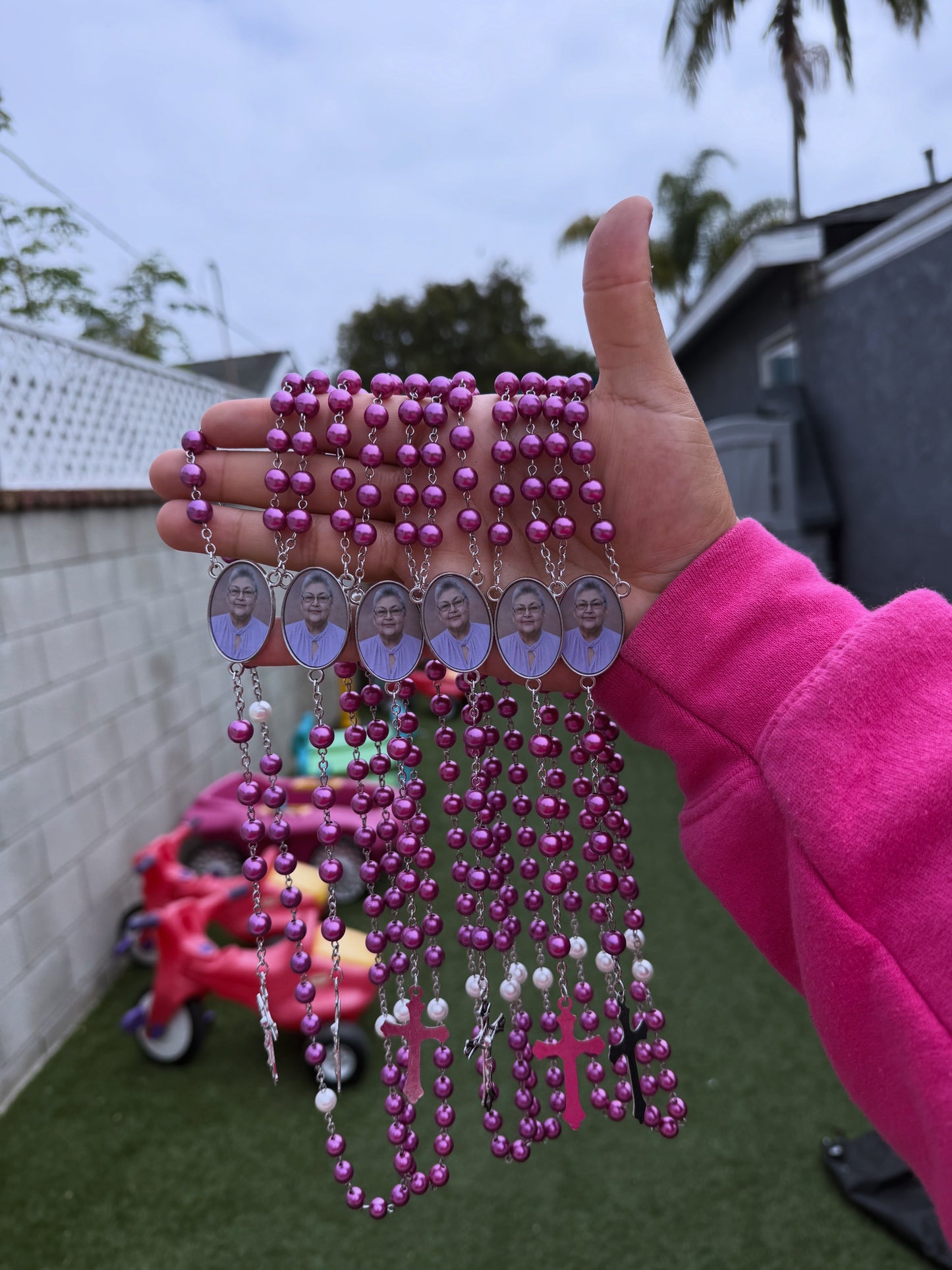 Memorial Rosary with Photo