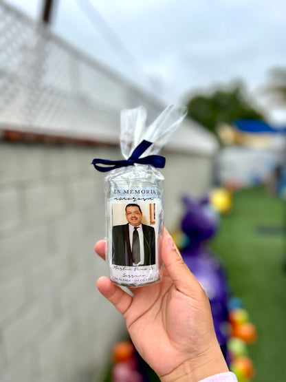 Mini Glass Memorial Candle