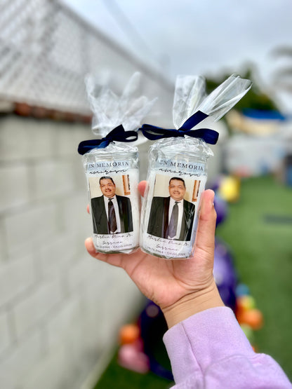 Mini Glass Memorial Candle