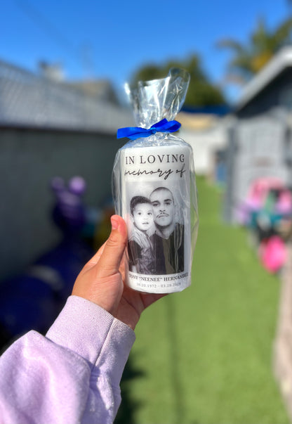 Large Memorial Pillar Candle