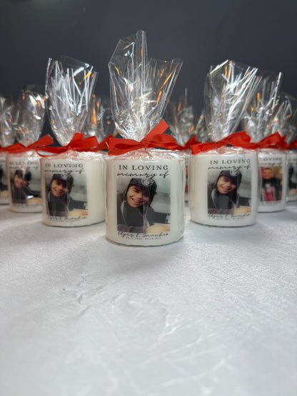 Mini Memorial Pillar Candle