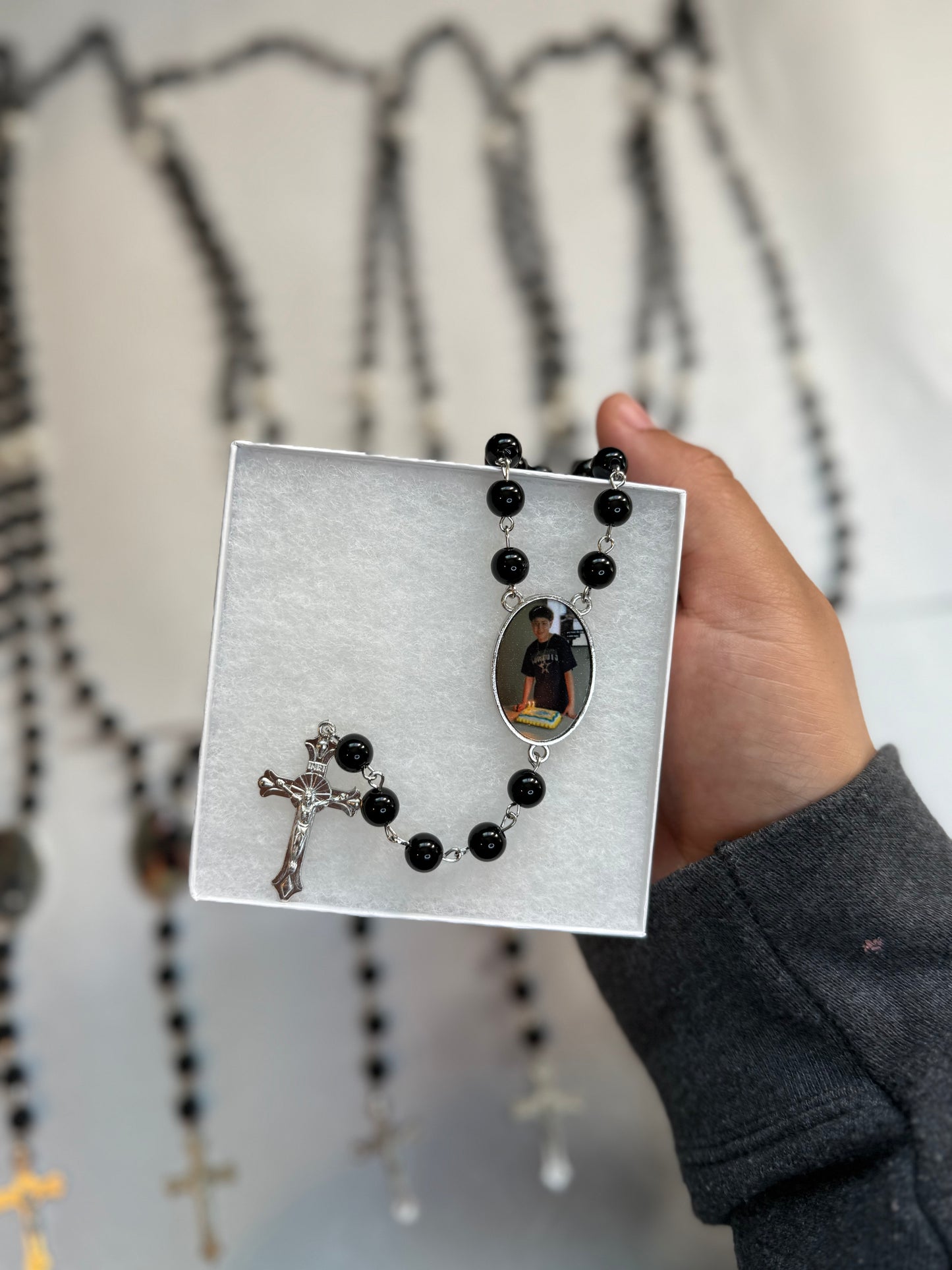 Memorial Rosary with Photo