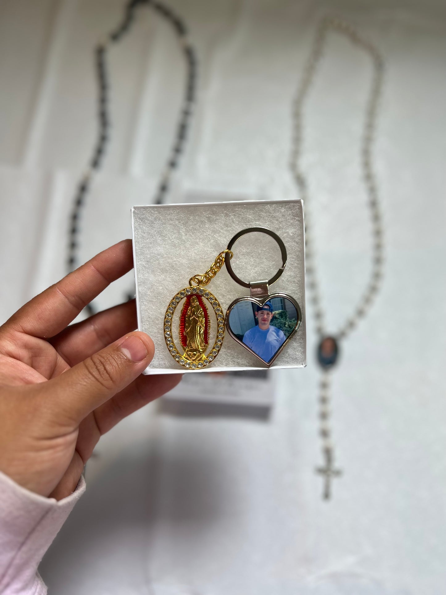 Virgin Mary Keychain