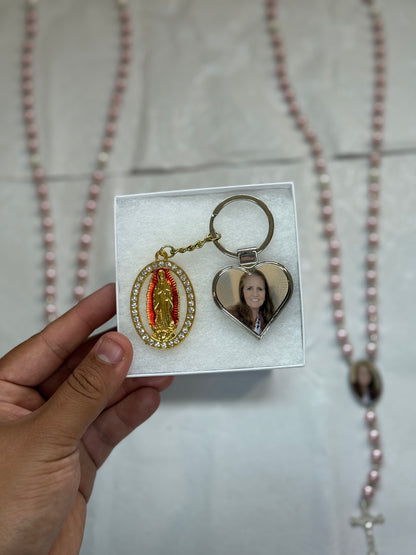 Virgin Mary Keychain