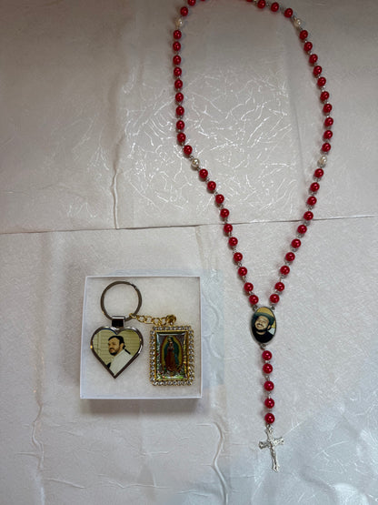 Rosary + Keychain Bundle