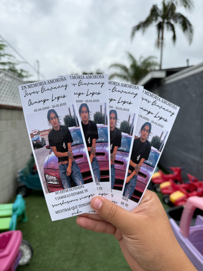 Tall Glass Memorial Candles