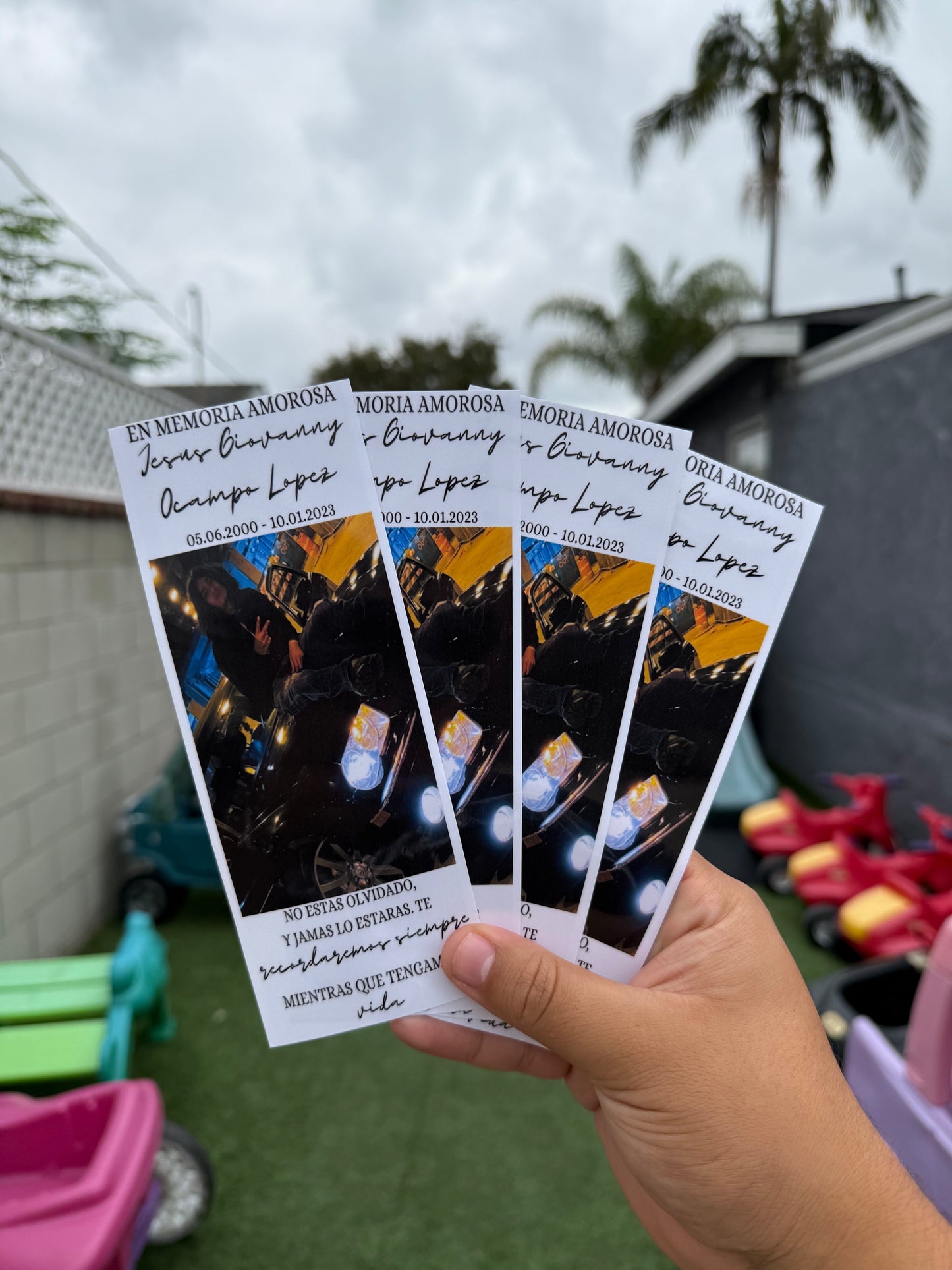 Tall Glass Memorial Candles