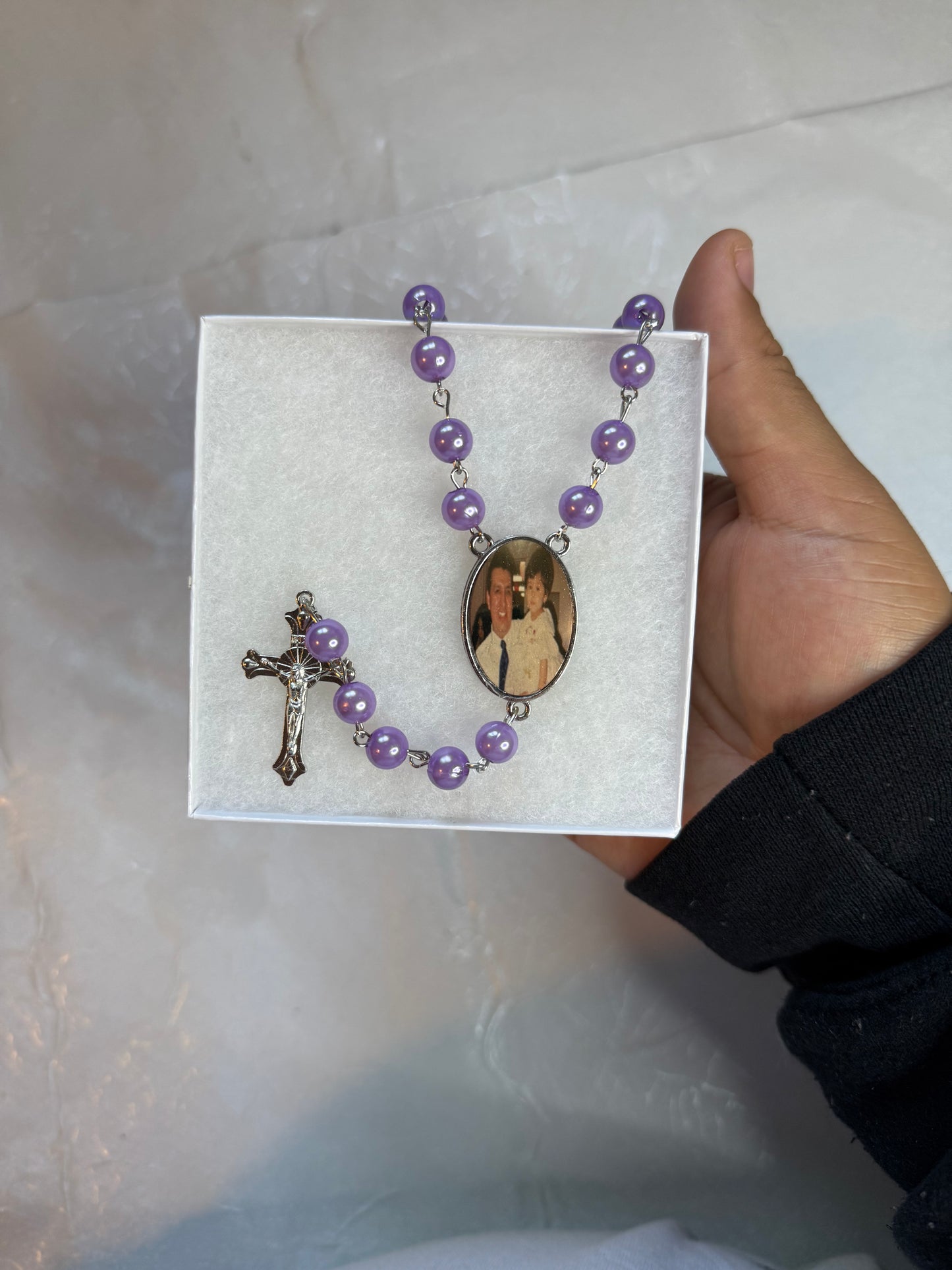 Memorial Rosary with Photo
