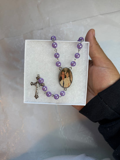 Memorial Rosary with Photo