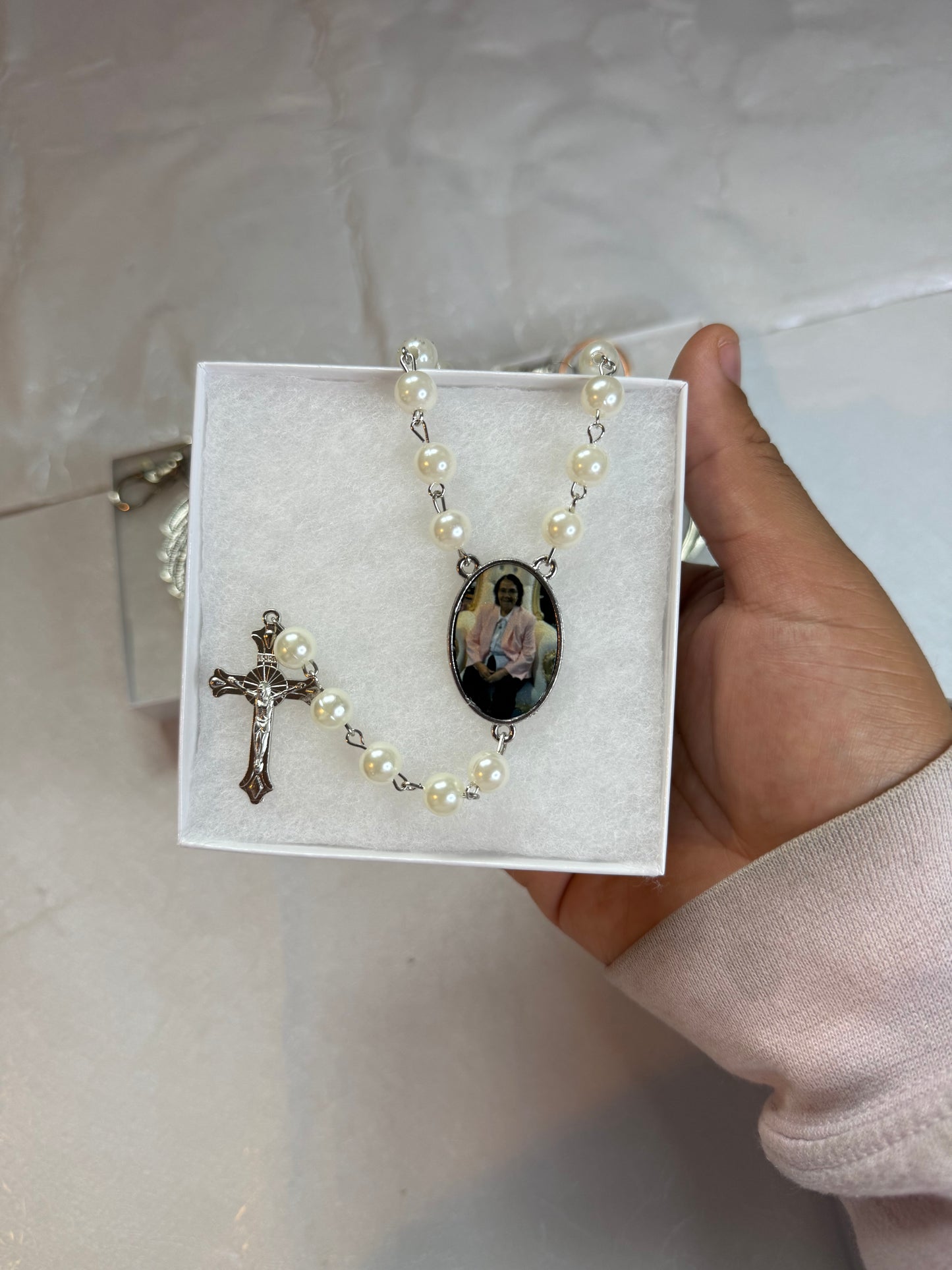 Memorial Rosary with Photo