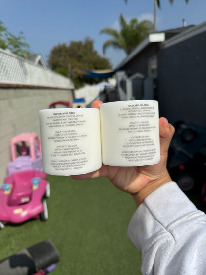 Mini Memorial Pillar Candle