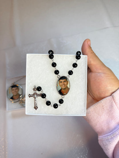Memorial Rosary with Photo