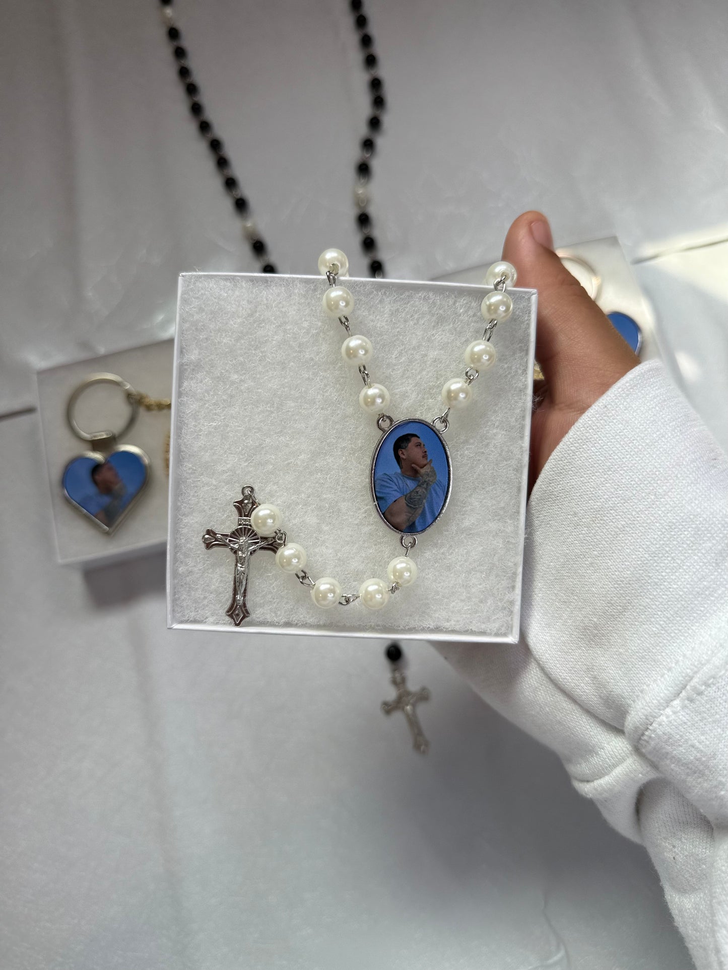 Memorial Rosary with Photo