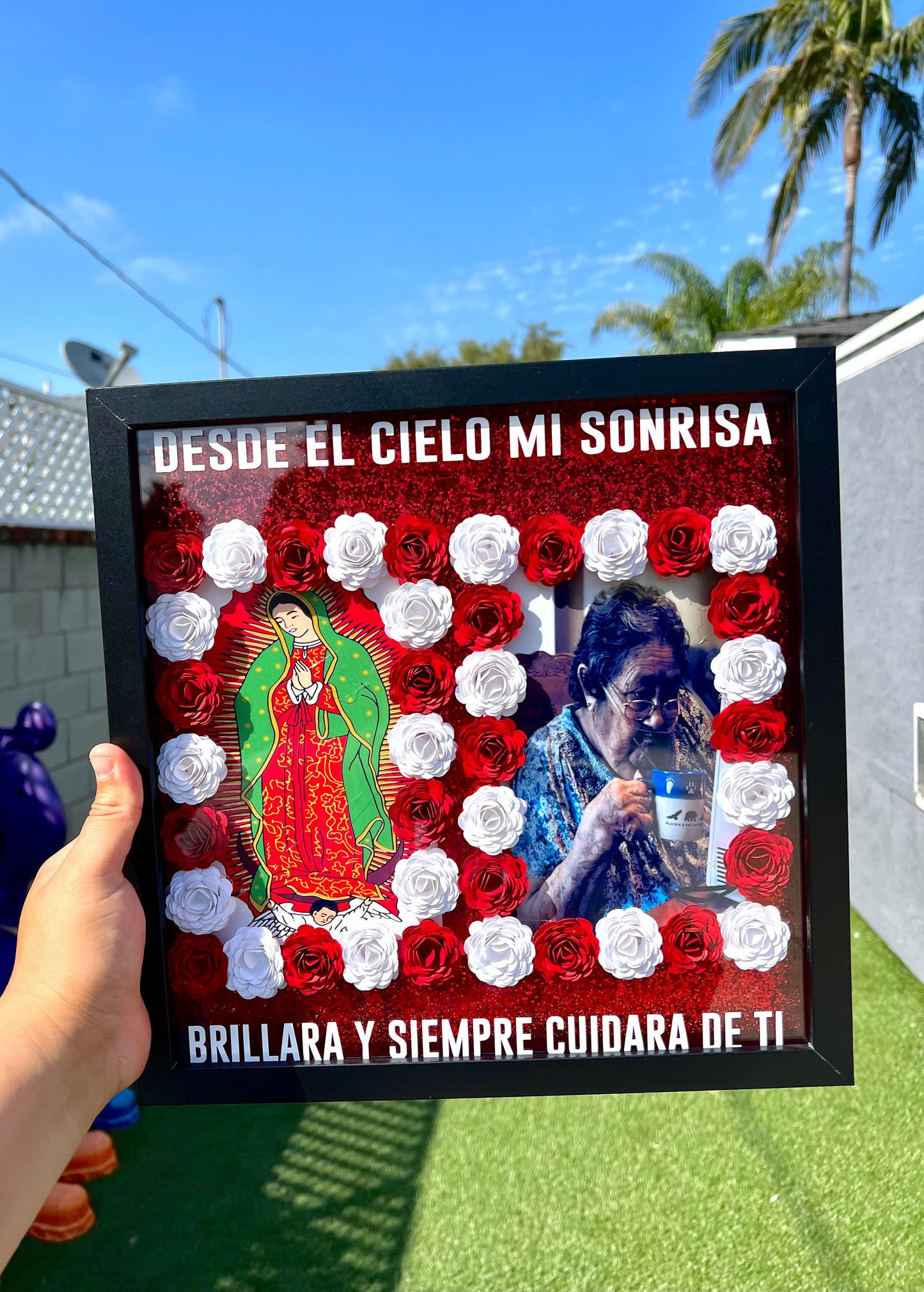 Virgin Mary ( Any Saint ) Shadow Box