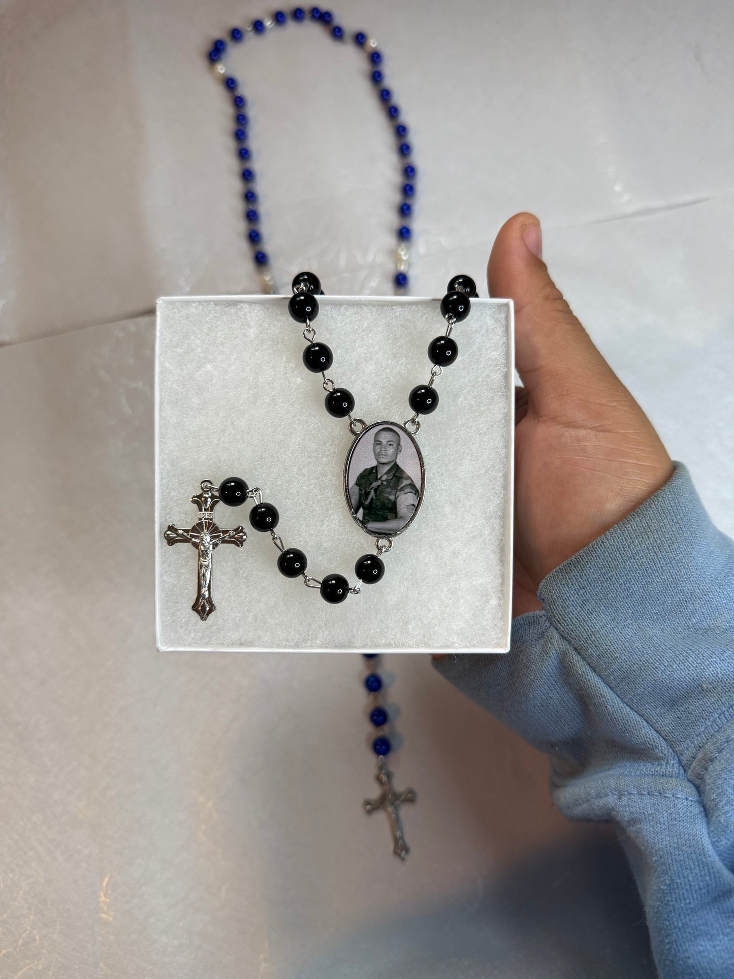 Memorial Rosary with Photo