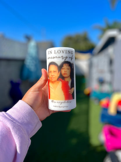 Large Memorial Pillar Candle