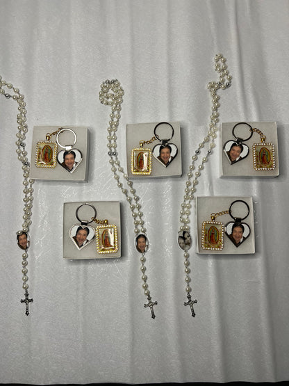 Rosary + Keychain Bundle