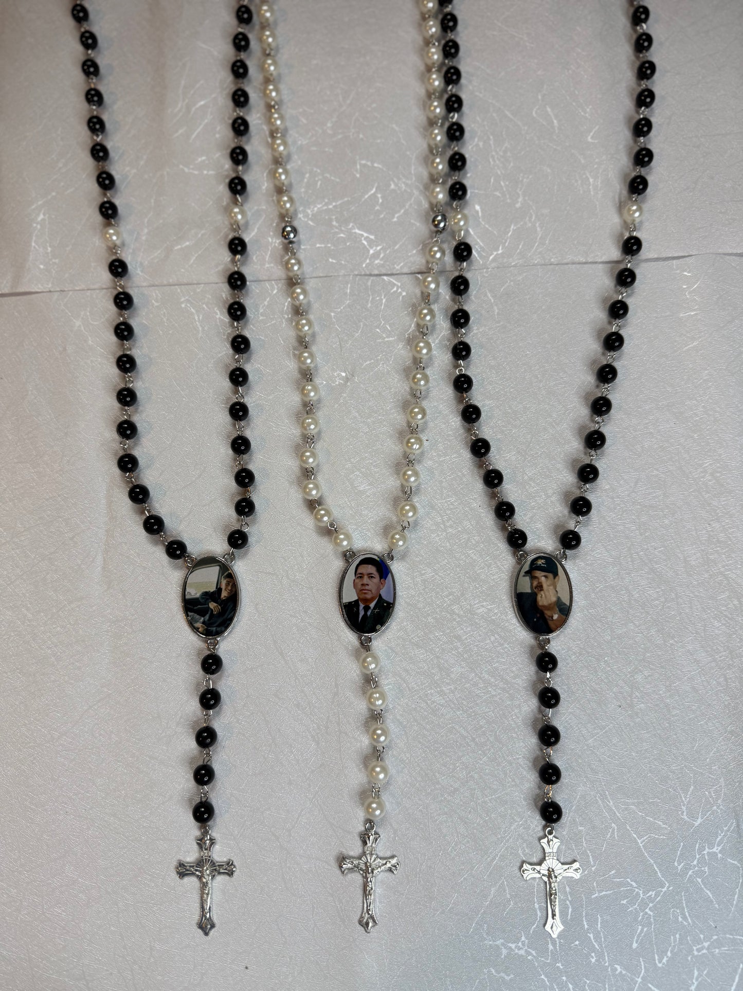Memorial Rosary with Photo