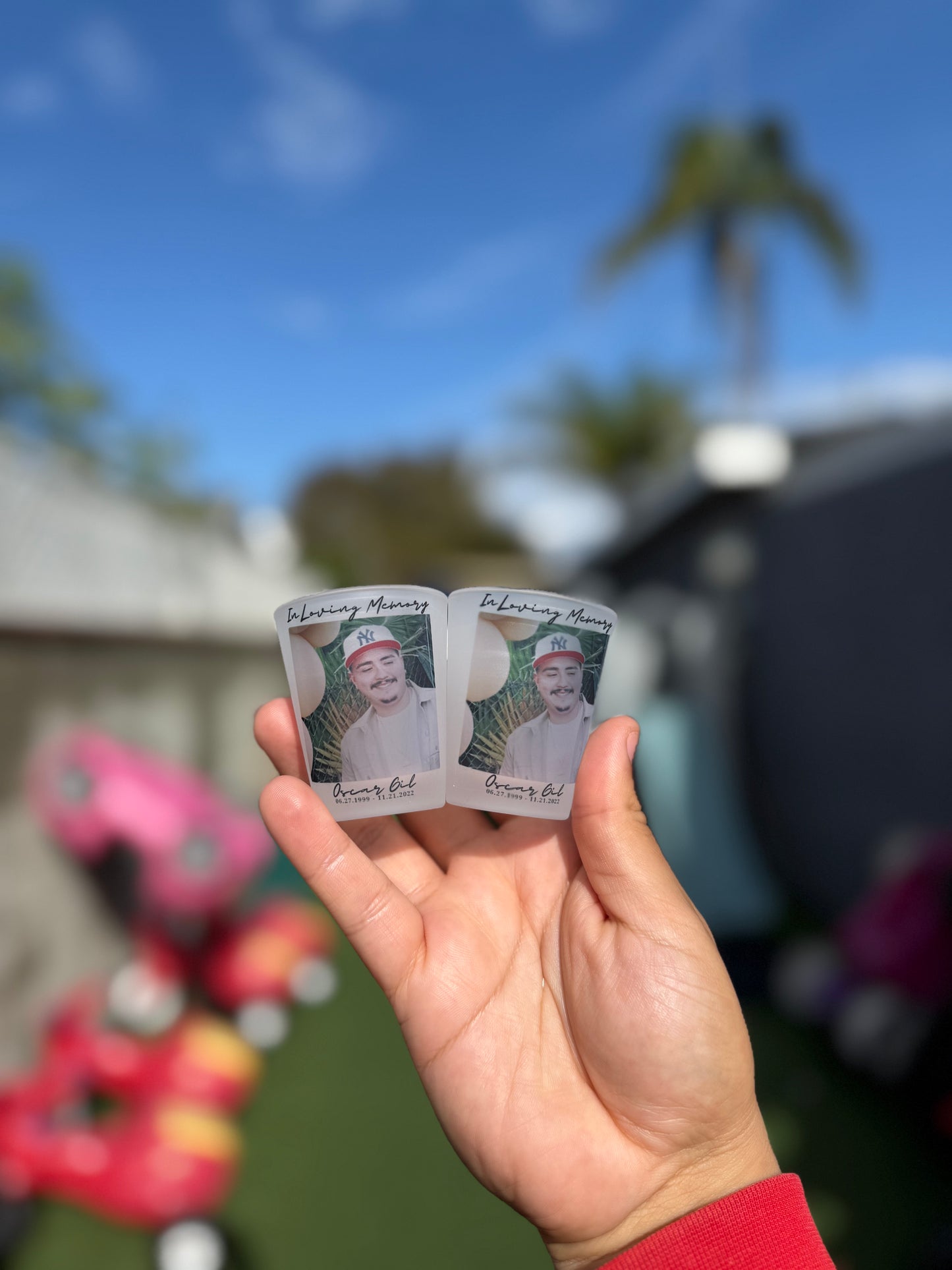 Memorial Frosted Shot Glasses