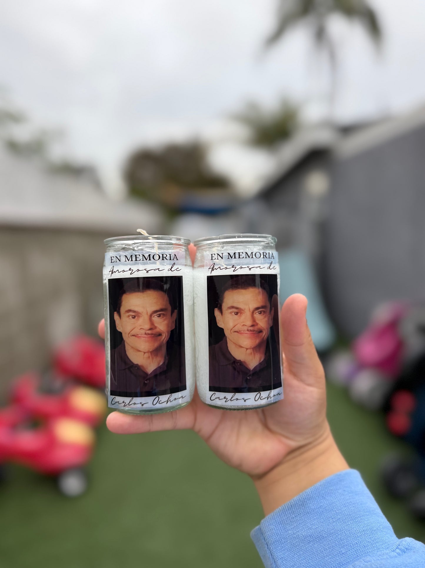 Mini Glass Memorial Candle