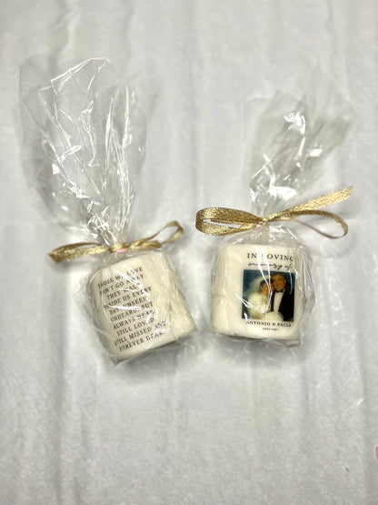 Mini Memorial Pillar Candle