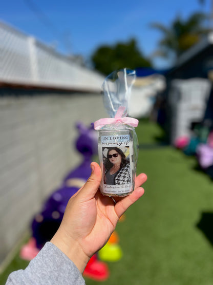 Mini Glass Memorial Candle