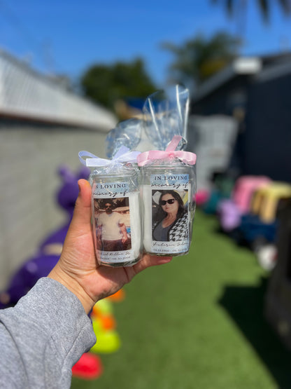 Mini Glass Memorial Candle