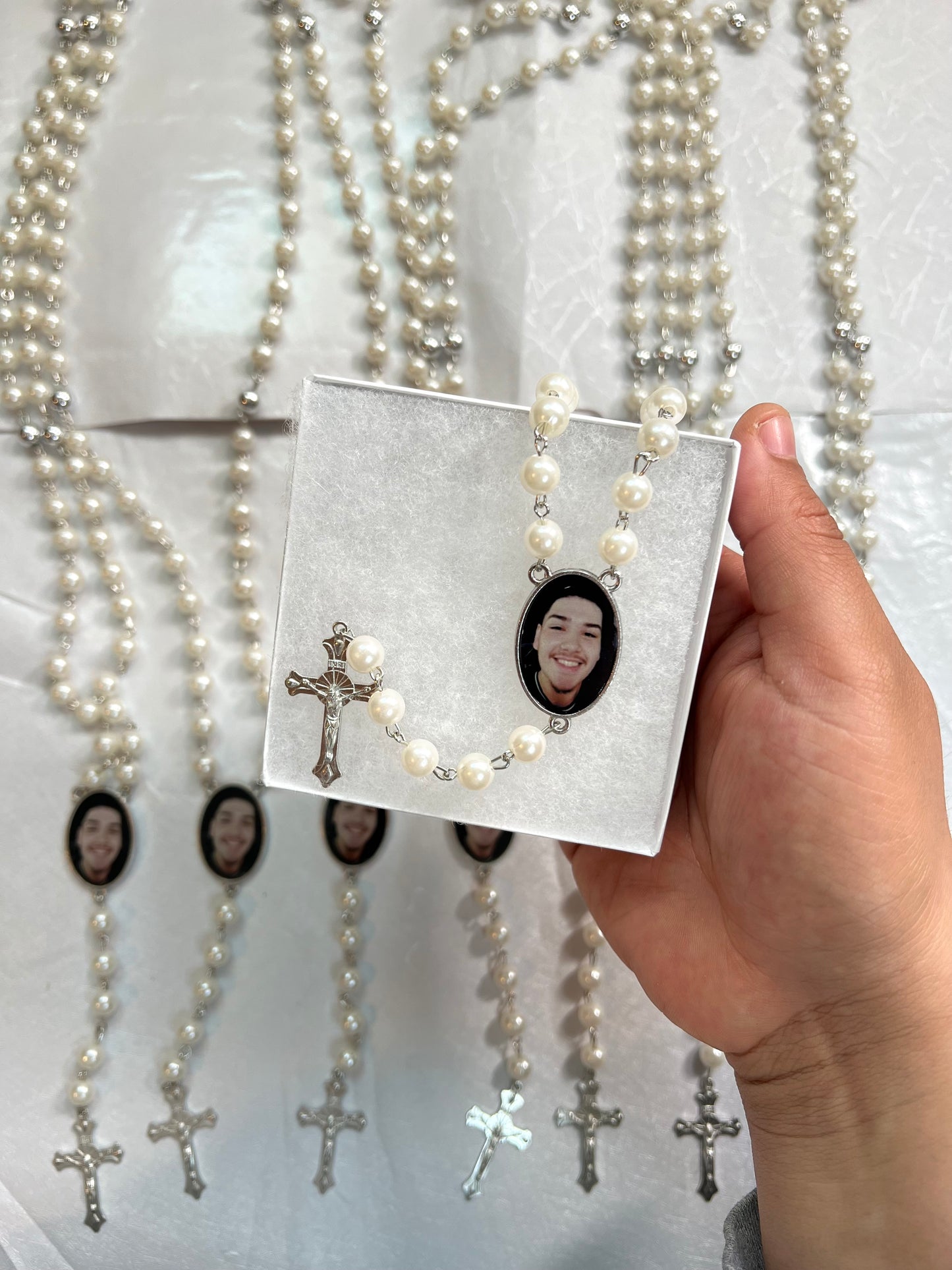 Memorial Rosary with Photo