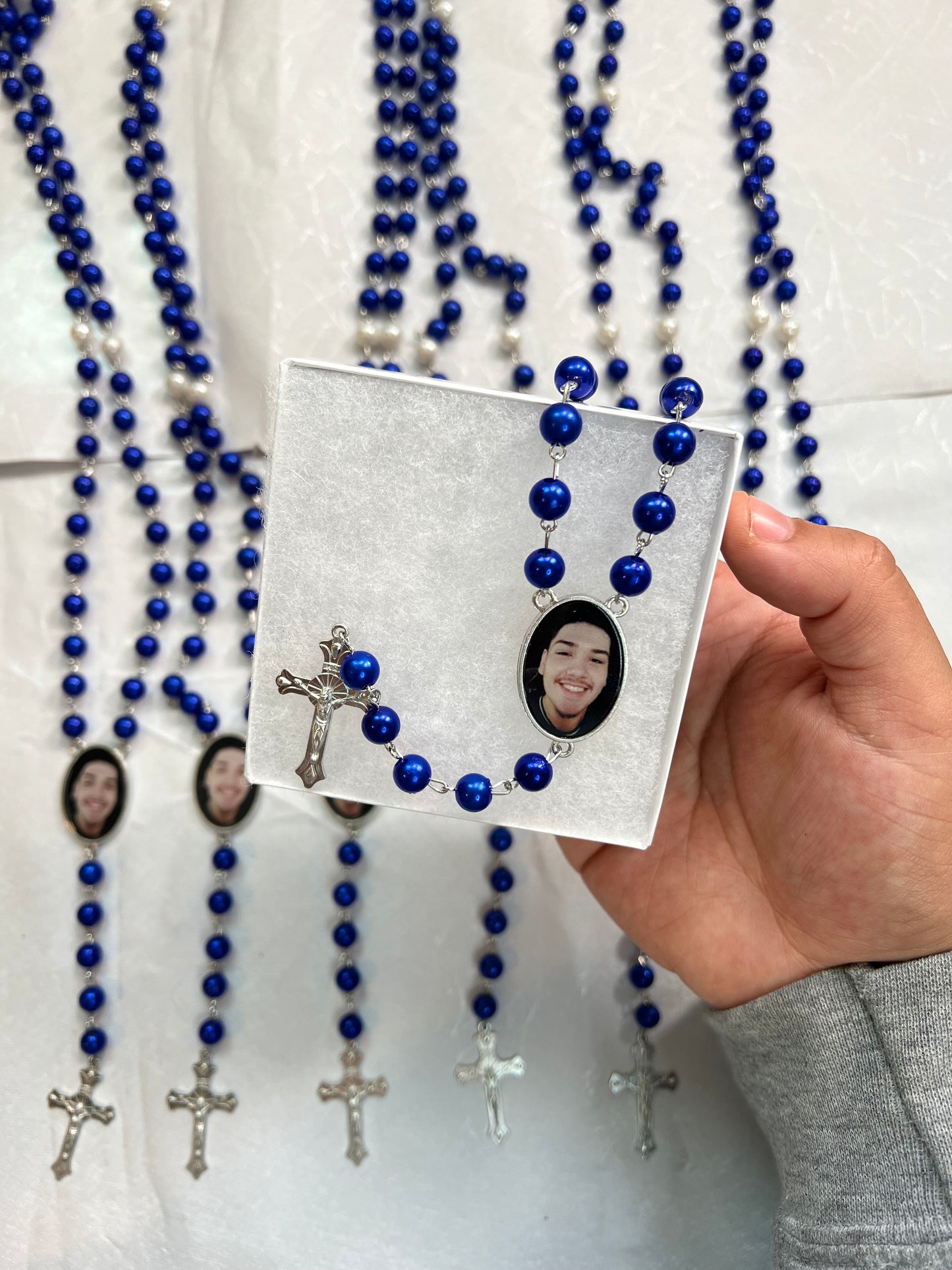 Memorial Rosary with Photo